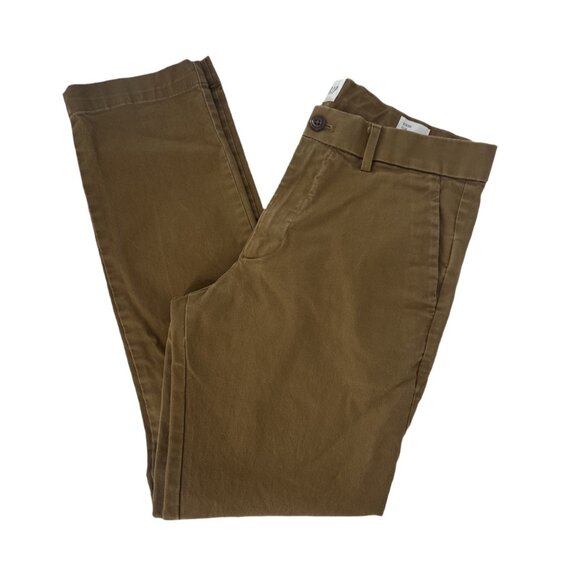 Gap Men’s Slim-fit-Straight-leg brown pants 31x30 - Picture 3 of 7